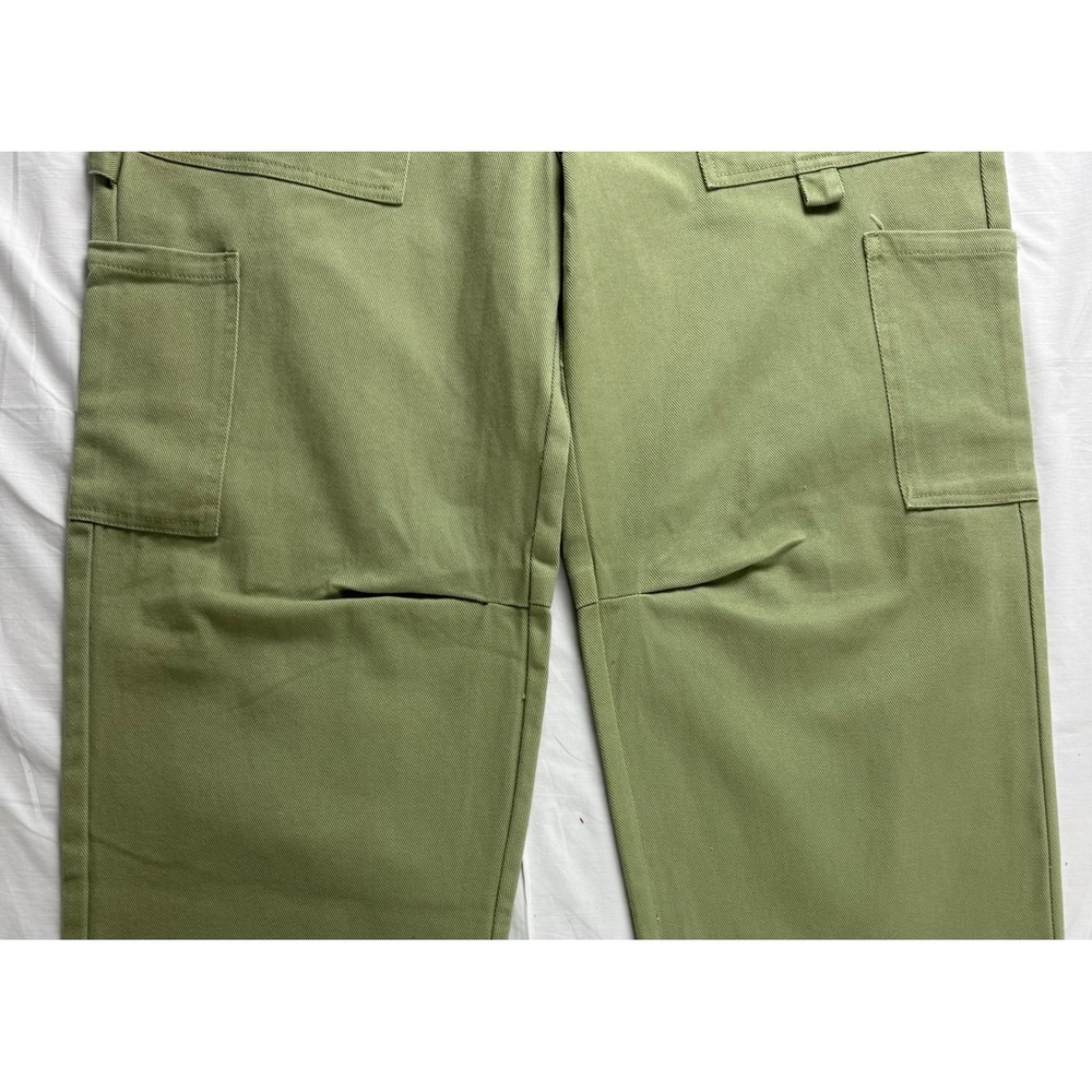 Billabong Leia Pant Avo Green Utility Cargo Wide Leg Twill Womens waist 29 in‎ - Picture 6 of 16